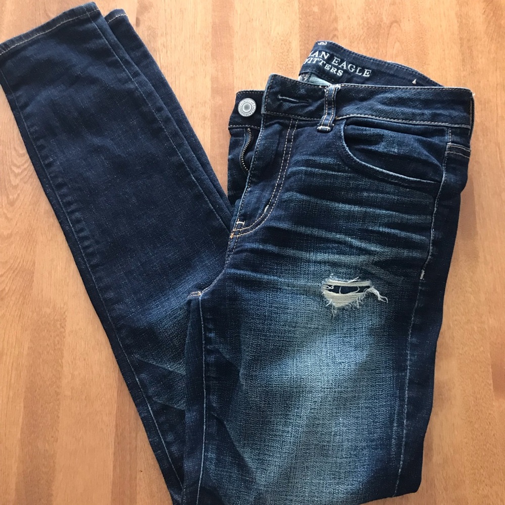 American Eagle High Waisted Jeggings Size 6